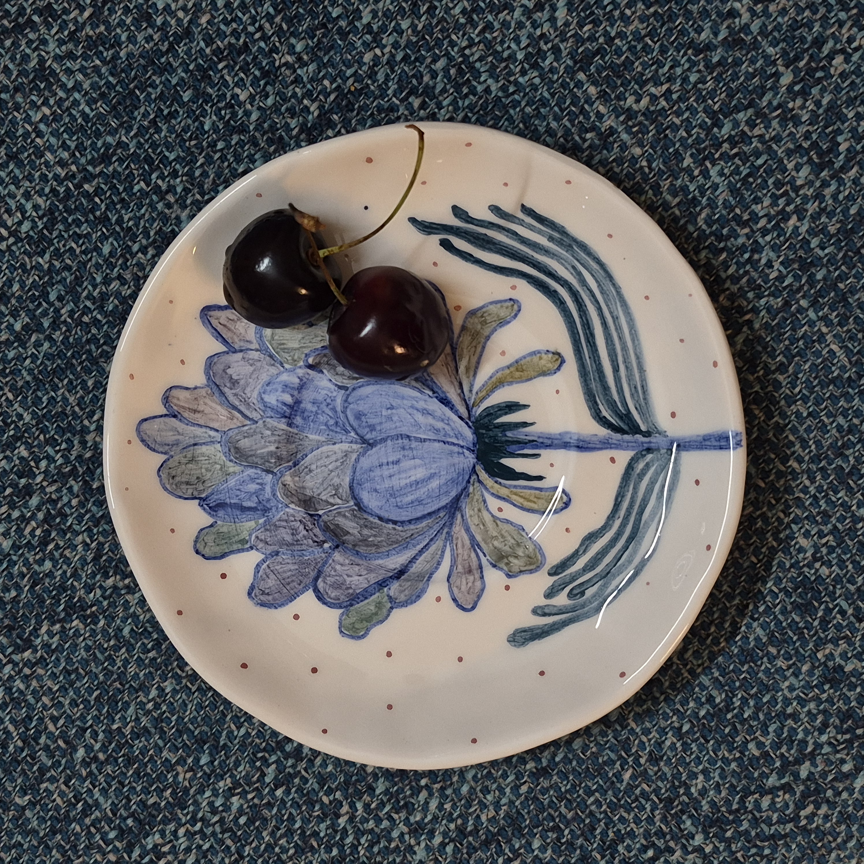 نعلبکی دفرمه گل عابی